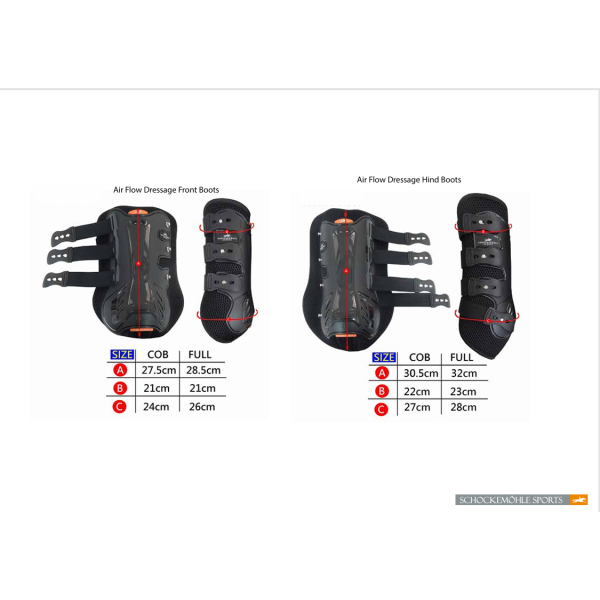 Ochraniacze Air Flow Champion Dressage black Schockemole tyły 24H!